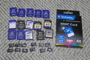 ◆SD・SDHC・microSDメモリーカード 2G～　まとめて