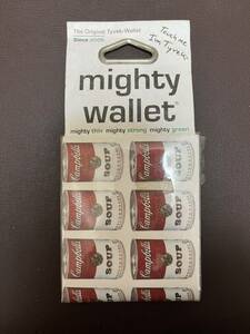 新品廃番 キャンベルスープ MIGHTY　WALLET 2つ折り財布