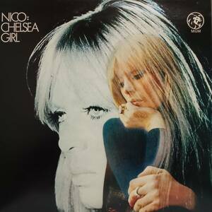 英MGM盤LP 金青 凹ラベル Nico / Chelsea Girl 1973年 2353 025 Velvet Underground Lou Reed Jackson Browne ニコ チェルシー・ガール UK