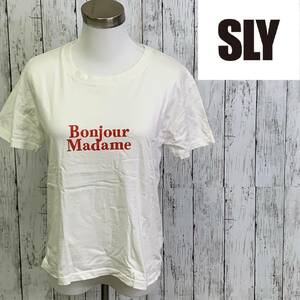 SLY★スライ★コットン ロゴ Tシャツ★サイズF　65-150