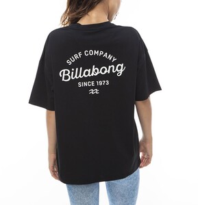 【SALE】2024春夏 新品【BILLABONG/ビラボン】【FOR SAND AND WATER】 LOGO S/S TEE RASH 水陸両用ラッシュTシャツ BLK M BE013-864