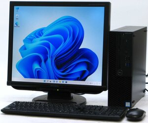 DELL Optiplex 3070-9500SF ■19インチ 液晶セット■ i5-9500/SSD/DVDマルチ/Radeon R5 340/第9世代/最新OS搭載 /Windows11 デスクトップ