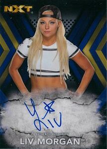 LIV MORGAN 直筆サインカード　WWE NXT TOPPS 女子プロレス　14/50