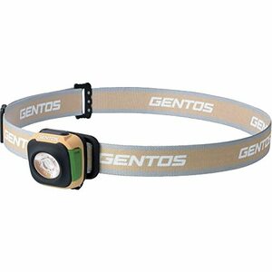 GENTOS(ジェントス) LED ヘッドライト USB充電式(充電池内蔵) 260ルーメン 防水 軽量50g CP-2