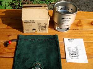 入手困難★箱付デッドストック【MARKILL】お宝マルキル★Wilderness Stove★稀少Made in Germany＋本革ケース♪