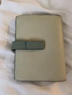 【中古】LOEWE ミディアムバーティカルウォレット　グリーン