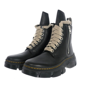 未使用品 リックオウエンス Rick Owens × Dr.Martens 1460 DMXL Jumbo Lace Boot レースアップブーツ 靴 UK9.5 ブラック 黒 31755001