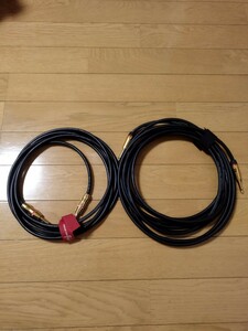 総額14000円 monster cable rock 1&2 SS 3.6m 6.4m 2本セット まとめ売り エレキギター ギター 用 シールドケーブル 検 BELDEN mogami bass
