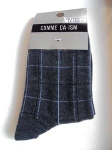 新品 COMME CA ISM コムサイズム 靴下 ソックス 16~18 チャコール