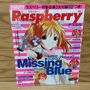 Y3BB3-250110レア［ラズベリー Raspberry ドリマガ 2001年7月13日号 増刊 ソフトバンクパブリッシング株式会社］Missing Blue