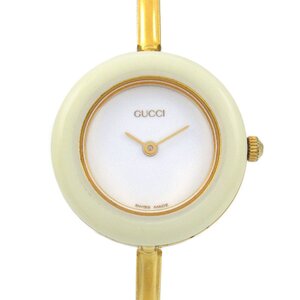 グッチ チェンジベゼル ブランドオフ GUCCI GP（ゴールドメッキ） 腕時計 GP 中古 レディース