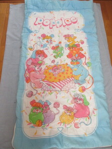 即決★USA製　ビンテージ　popples　プップルズ　寝袋　生地☆1986年