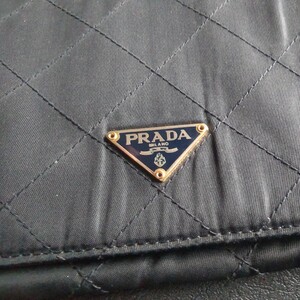 プラダ PRADA 長財布 2つ折り 布