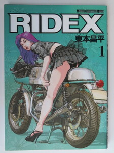 バイク漫画　RIDEX 1　東本昌平　CB400Four　RGγ　ハーレー　SR400　BMW　DUCATI　TRIUMPH