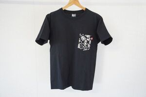 クリックポスト可【即決】 BOUNTY HUNTER　バウンティーハンター メンズ Tシャツ 半袖 胸ポケット ブラック サイズ:S【734630】