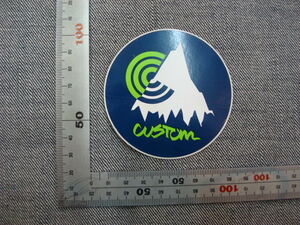 新品BURTON(バートン)ステッカーCUSTOM山