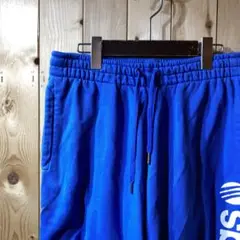 SS3996 adidas アディダス スウェットパンツ ジャージ 青 J/M