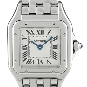 カルティエ CARTIER パンテール ドゥ カルティエ SM WSPN0006 腕時計 SS クォーツ シルバー レディース 【中古】