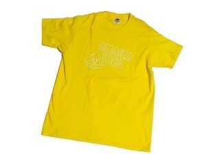 【新品】駄菓子 甘いか太郎 Tシャツ 半袖【Ｍ】黄色/イエロー◆AMAIKA TARO あまいか スナック 菓子 だがし 男性用 メンズ