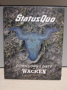 ☆STATUS QUO☆DOWN DOWN ＆ DIRTY AT WACKEN LIMITED EDITION【必聴ライヴ盤】ステイタス・クォー Blu-ray+CD　デジパック仕様