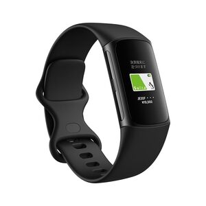 【中古】【Suica対応】Fitbit Charge 6 トラッカー Obsidian/Black [最大7日間のバッテリーライフ/GPS搭載/スマ