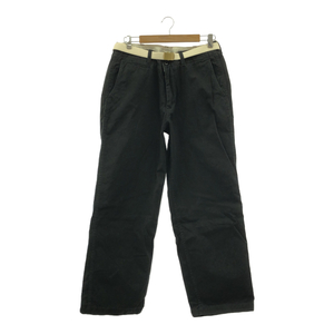 MASTER&Co. マスターアンドコー 【men4520M】 サイズM ベルト付 コットンチノパンツ LONG WIDE CHINO PANTS MC076 ボトムス メンズ OC