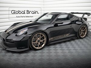 ポルシェ 911 992 GT3 サイド スカート カバー スポイラー /サイド スプリッター ディフューザー アンダー ステップ カバー