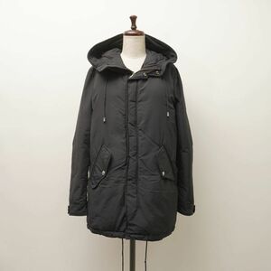 美品 DIESEL BLACKGOLD ディーゼルブラックゴールド 中わたロングコートダウン アウター レディース 黒 ブラック サイズ36*KC1258