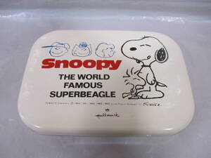 スヌーピー 弁当箱 1965年 当時物 タッパー 昭和レトロ PEANUT SNOOPY