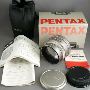 【美品】PENTAXペンタックス　SMC FA77mmF1.8Limited　★NO.8312