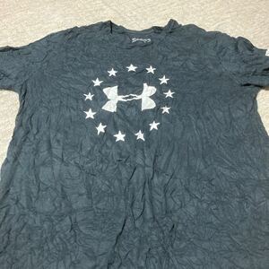 ⑨半袖 Tシャツ UNDER ARMOUR ブラック　2XLサイズ アンダーアーマー