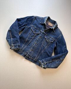 60s70s USA製 LEVI’S 70505 BIG-E DENIM TRUCKER JACKET WITH LINER VINTAGE リーバイス ビッグE デニム トラッカージャケット ビンテージ