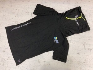 Channel STAR ボリュームネック Shirt Tube 絞り付き 半袖Tシャツ カットソー メンズ XS 黒