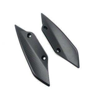 ☆ Bmw s1000rr フロント空力 winglets abs プラスチックフロントガラスフェアリング bmw S1000RR 2015 2016 2017 2018 Matte-Carbon Fiber