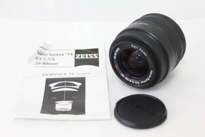 【返品保証】 カールツァイス Carl Zeiss Vario-Sonnar 28-80mm F3.5-5.6 T* コンタックスマウント レンズ M1049