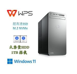 D932/DELL/XPS8910/Core i7-6700/メモリ16GB/M.2 NVME 256GB+3.5HDD 1TB/GTX 1050Ti/Office WPS/DVD/Win11Pro/内蔵型無線Wi-Fi+Bluetooth