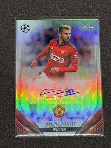 メイソンマウント MASON MOUNT マンチェスターユナイテッド MANCHESTER UNITED Topps Chrome Auto 直筆サインカード