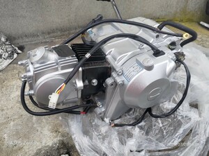 【未使用】ホンダ 横型エンジン 社外 中華 90cc 4速 遠心クラッチ セル付き 下セル カブ モンキー ダックス シャリー C50 Z50 ST50 AB27