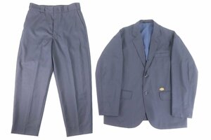 Dickies ディッキーズ × TRIPSTER トリップスター スーツ セットアップ ジャケット スラックス サイズ S ネイビー 無地 メンズ 0819-NA