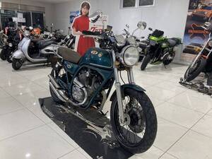 ヤマハ/SRV250/4DN/4ストロークエンジン/キャブレター/フロントタイヤ新品に交換済/ワンオフ2本出しマフラー/現車確認、試乗歓迎