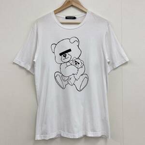 UNDERCOVER 目隠しベア 半袖 Tシャツ ホワイト 白 XLサイズ アンダーカバー カットソー Tee クマ 定番 名作 ジョニオ archive 3040094