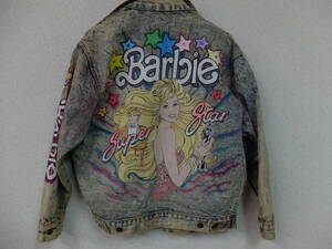 ★☆80sヴィンテージ Barbie　バービーGジャン　XL(16-18)Tony Alamo トニーアラモ？☆★