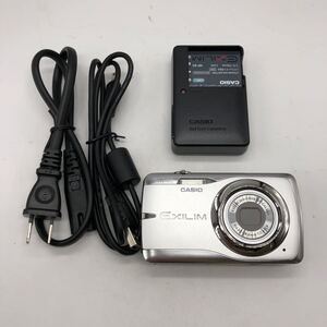 《M-3》★通電確認1円スタート★ CASIO EXILIM EX-Z550 カシオ エクシリム シルバー系 デジカメ カメラ デジカメ