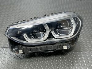 【中古】BMW X3 G01 LDA-TX20 純正 LED ヘッドライト 左 ヘッドランプ 8 49 68 25-01 ヘッドレンズ 8 49 68 25 01 (23120165)@