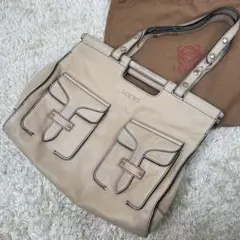 ロエベ　loewe ヌバック　レザー　3way ハンドバッグ　ショルダーバッグ