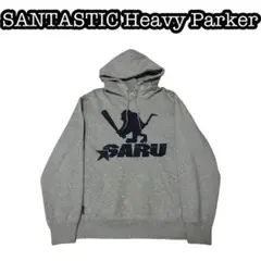 y2k OLD sweat parker santastic heavy グレー