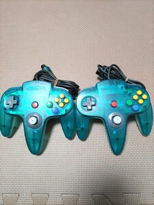 レア 起動確認済 NINTENDO64 コントローラー クリアブルー ニンテンドー64 CONTROLLER 任天堂 N64 ロクヨン NINTENDO 64 クリアレッド 