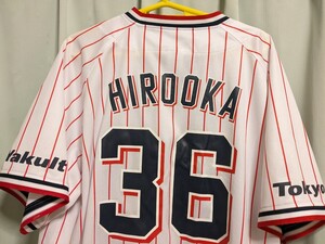 東京ヤクルトスワローズ　レプリカ ユニフォーム 36　廣岡大志　ヒロオカ　シャツ Lサイズ