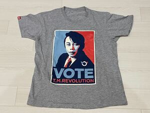 T.M.Revolution VOTE ライブ ツアーTシャツ Lサイズ グレー 西川貴教