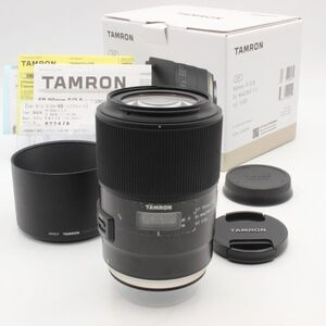 【極美品】 TAMRON タムロン SP 90mm f2.8 Di MACRO VC USD F017 tamron キヤノン Canon 元箱 付属品 付き 60013